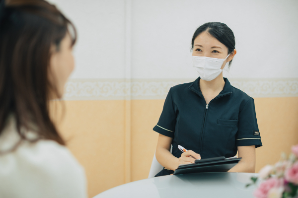 自由が丘クリニックソフィアでのカウンセリング風景