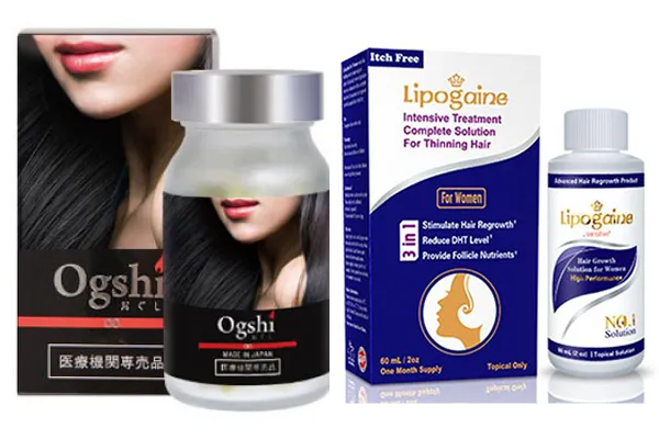 「おぐし」と「ミノキシジル」の画像