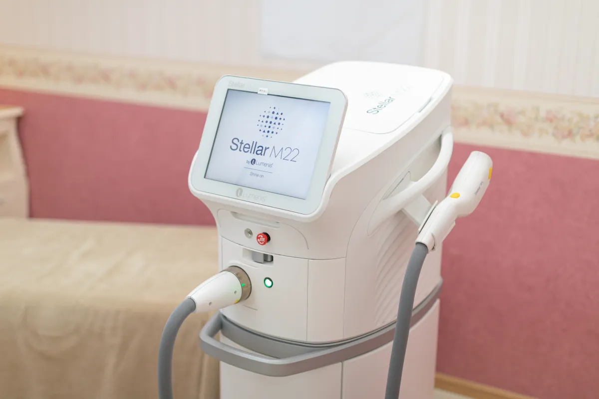 西千葉にある自由が丘クリニックソフィアにあるフォトフェイシャルステラM22