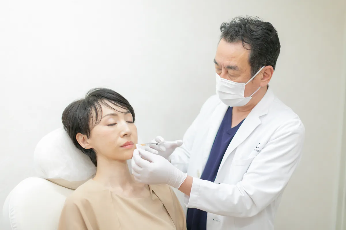 西千葉にある自由が丘クリニック ソフィアでの診療風景