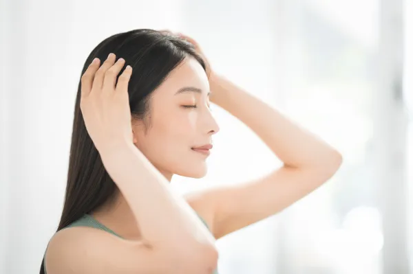 薄毛が改善された女性